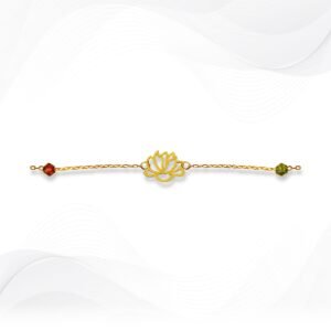 18K Gold Flower Bracelet