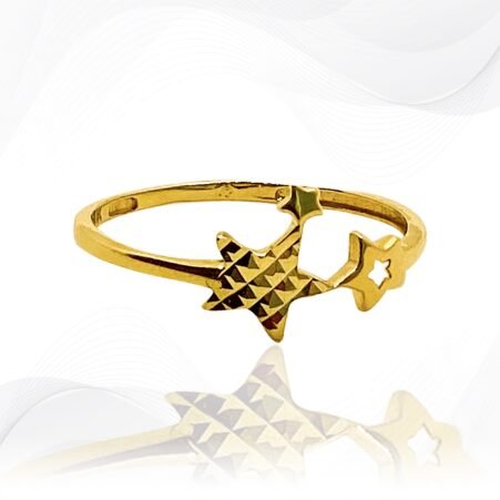 Embellish Gold Star Ring