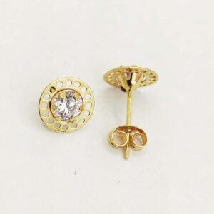 LET1.002-3 18k Embellish Gold Earrings