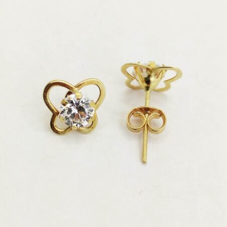 LET1.007-3 18K Embellish Gold Butterfly earrings