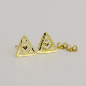 LET1.009-1 18K Embellish Gold Earrings