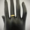 18K Saudi Gold Bars Ring