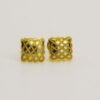 LET1.19-3 18K Embellish Gold Screw Earrings