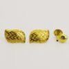 LET1.21-1 18K Gold Maze Clip Earrings