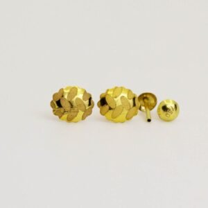 LET1.28-3 Embellish Gold 18K Gold Earrings