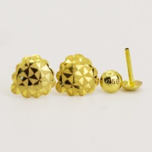 LET1.36-3 18K Embellish Gold Earrings