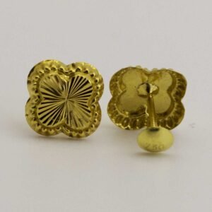 UET1.2-1 Embellish Gold 18K Gold Earrings