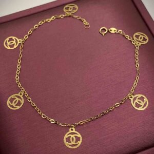 GBFC-0064-017-01 18K Embellish Gold Charm Bracelet